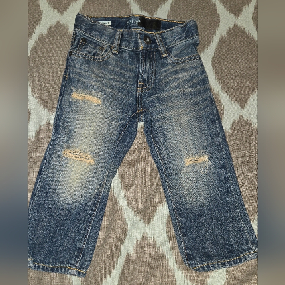 Baby GAP distressed Jeans 12/18 Months Perfect Condition